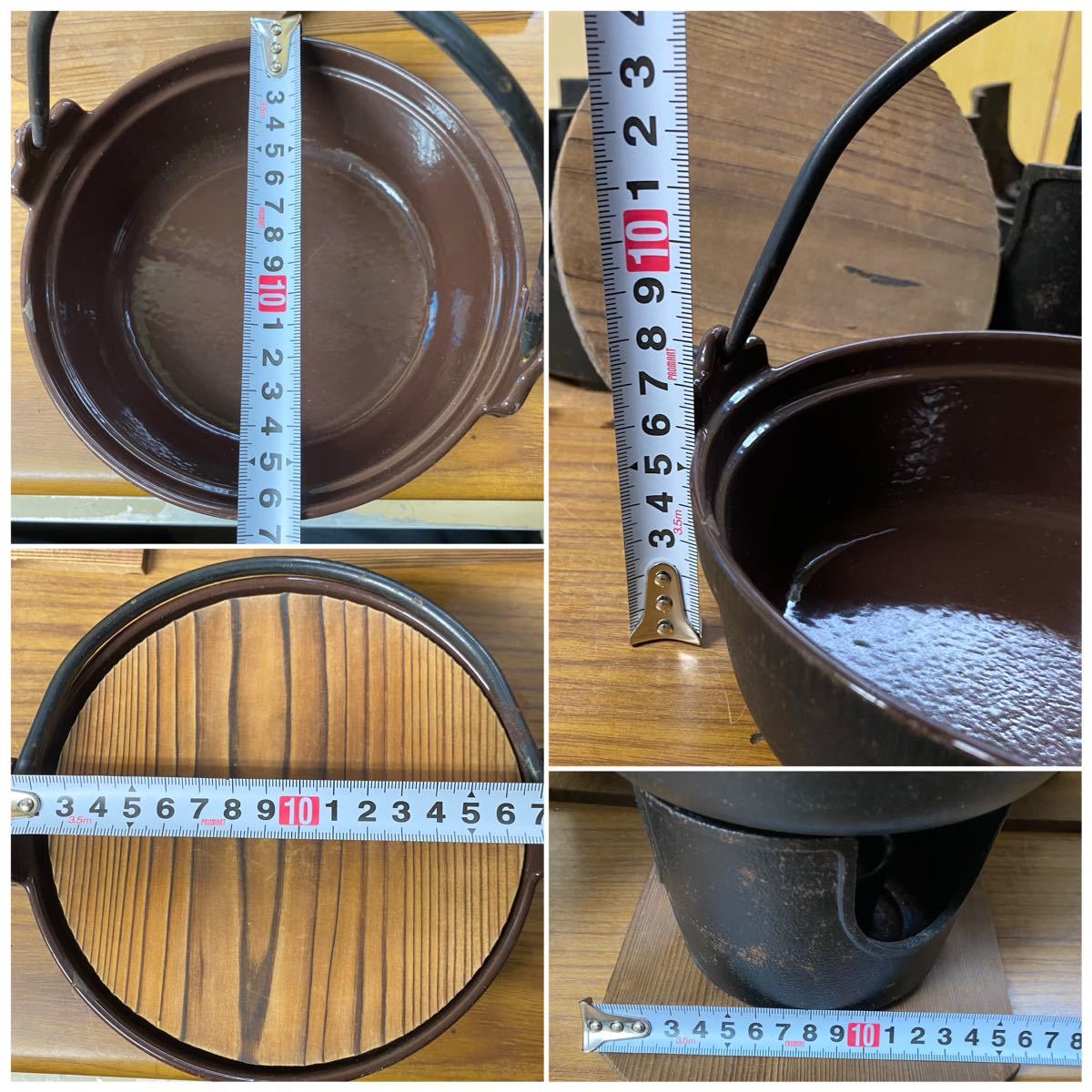 いろり鍋 イシガキ産業 イシガキ 木蓋付き 鍋 IH 16cm - いろり鍋の通販 17cm 30cm (鉄・内面黒ホーロー仕上) ガス火 黒 24cm ブラック