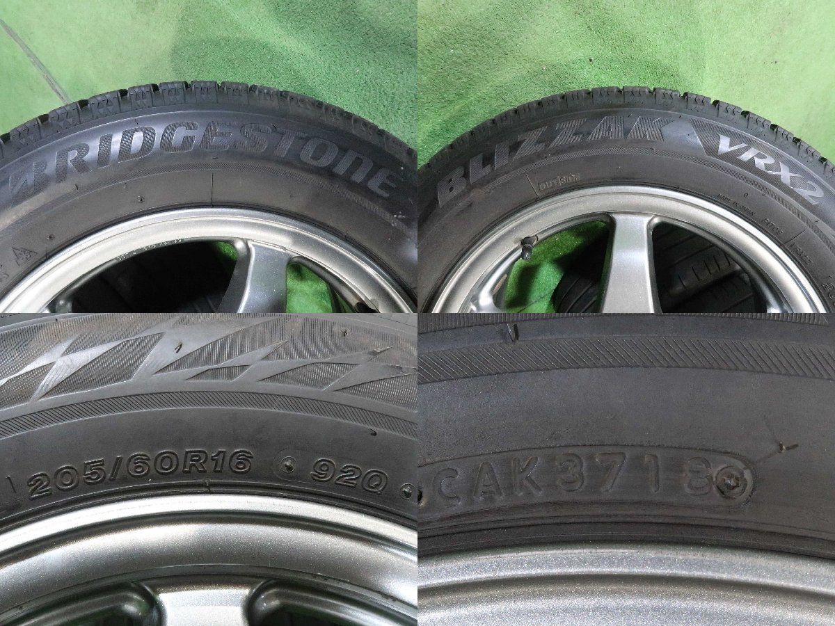 4本 トヨタ SAI 純正 16インチ 6.5J +39 5H PCD 114.3 スタッドレス 
