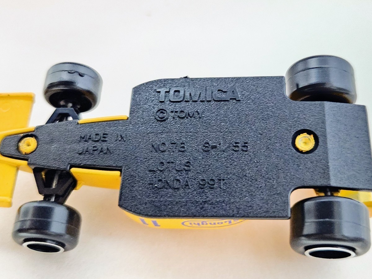 トミカ ロータス ホンダ F-1 7日本製 赤箱 絶版 絶版トミカ