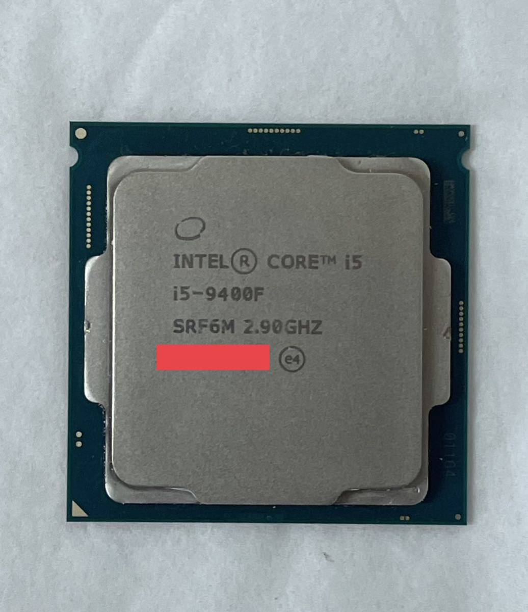 Intel Core i5-9400F 2.90GHz /正常に作動します。 Core Intel i5