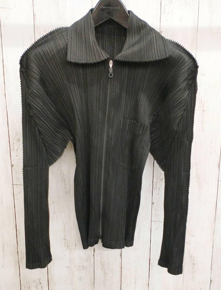 PLEATS PLEASE 長袖カットソー ブラック PLEATS PLEASE ISSEY MIYAKE/長袖カットソー/プリーツプリーズ