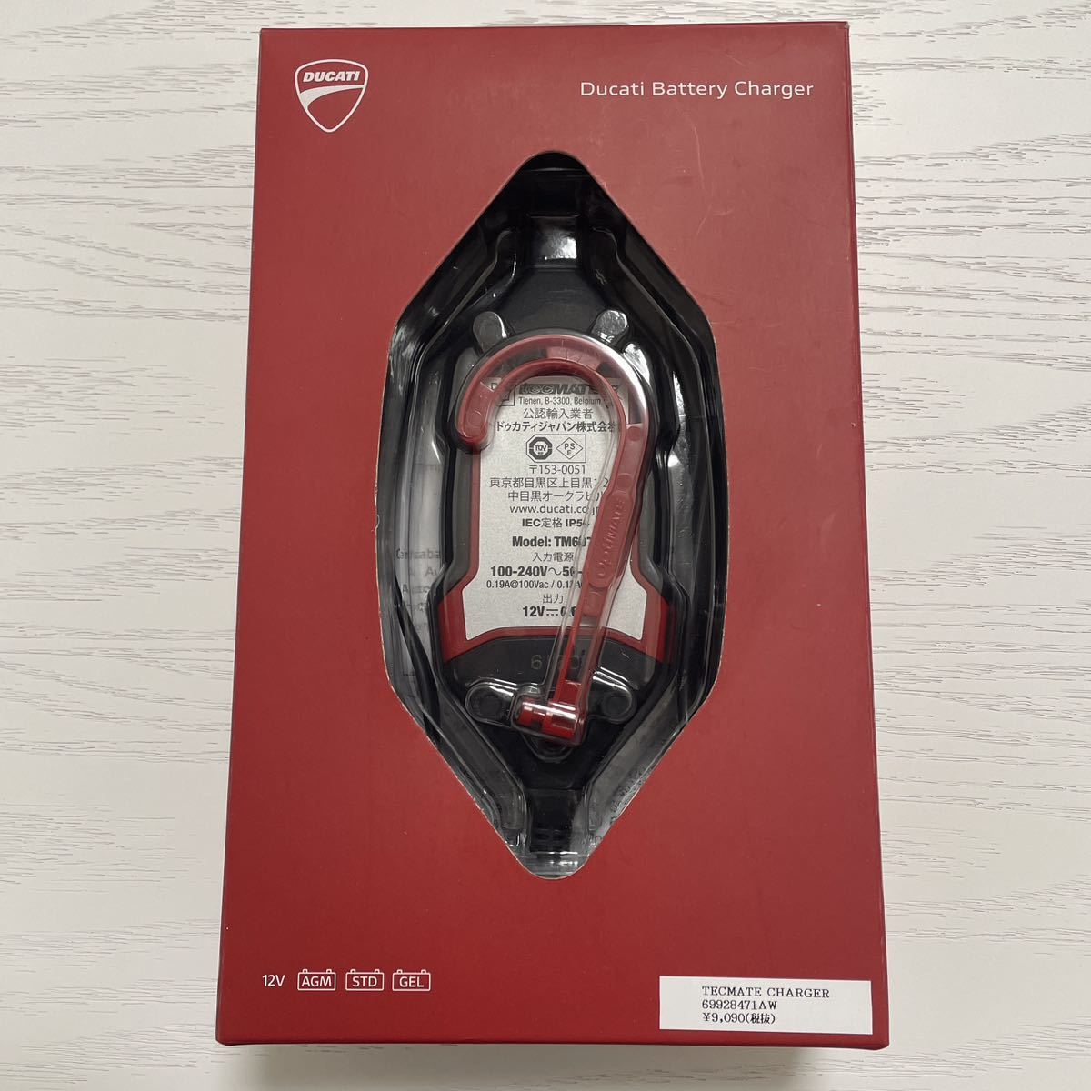ducati バッテリーチャージャー tecmate 69928471AW Ducati | Battery 