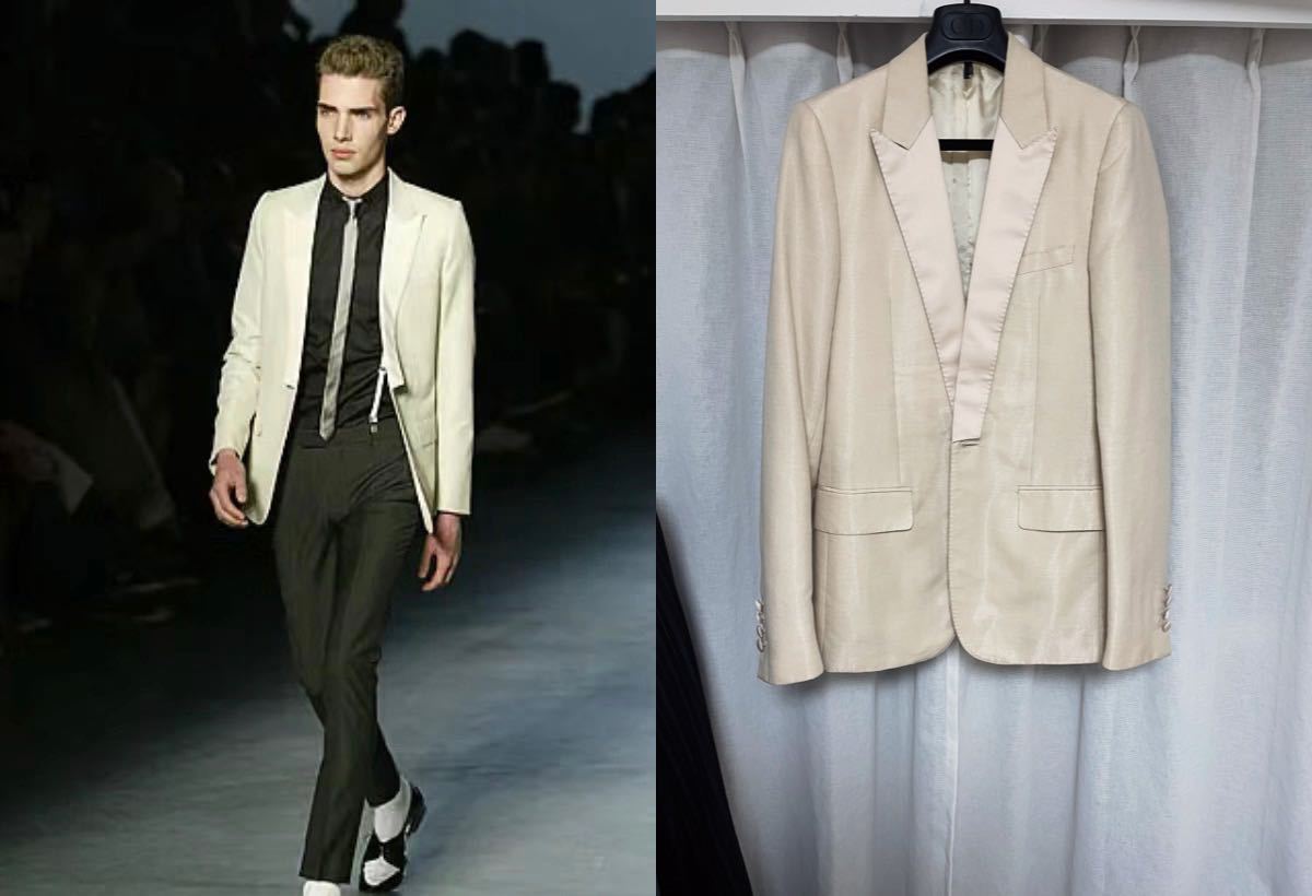 Dior homme コーティングブルゾンホワイトサイズ44 ディオールオム