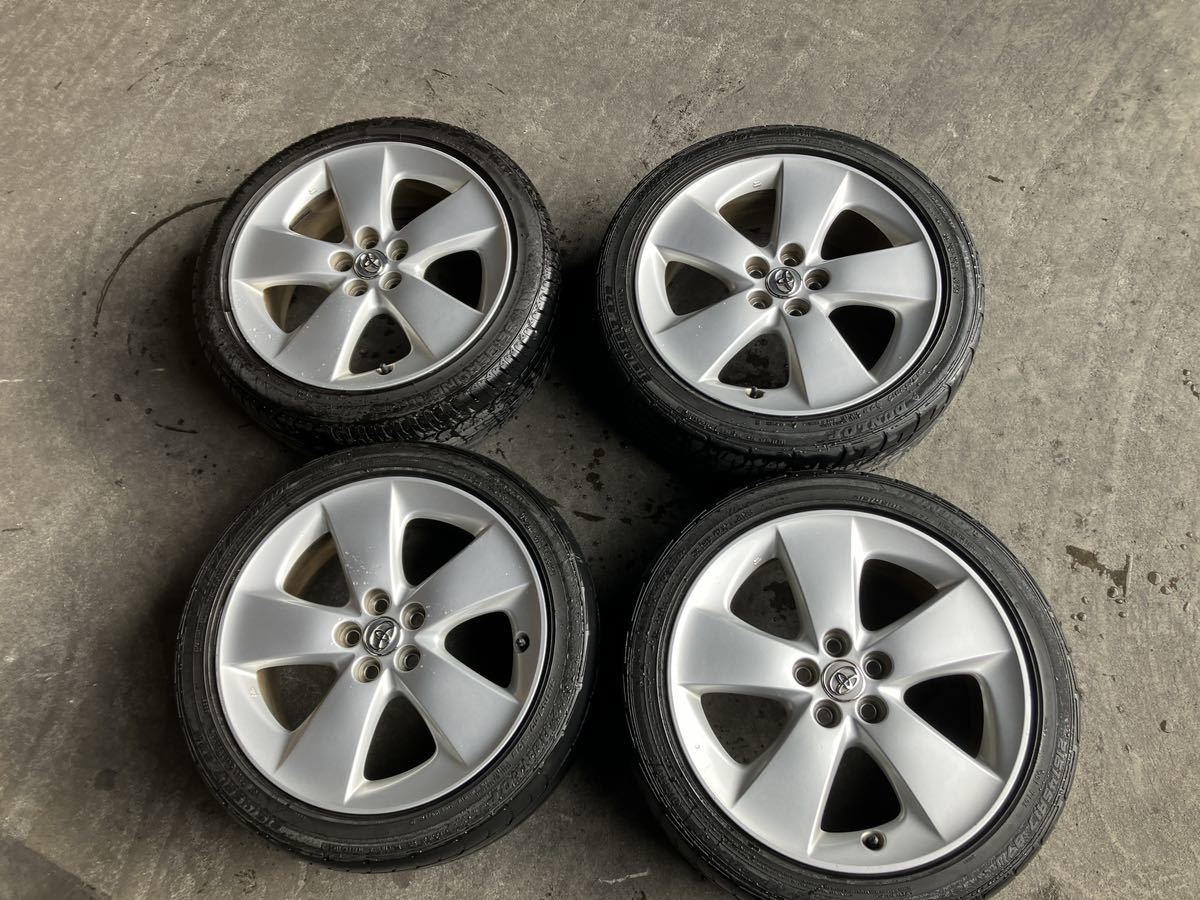 30プリウス純正17インチアルミホイールセット