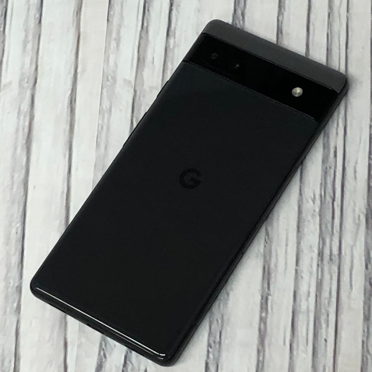 m001 Z2(60) 美品 Google Pixel 6a 128GB GB17L ソフトバンク○ スマートフォン チャコール グーグル ピクセル6A_3
