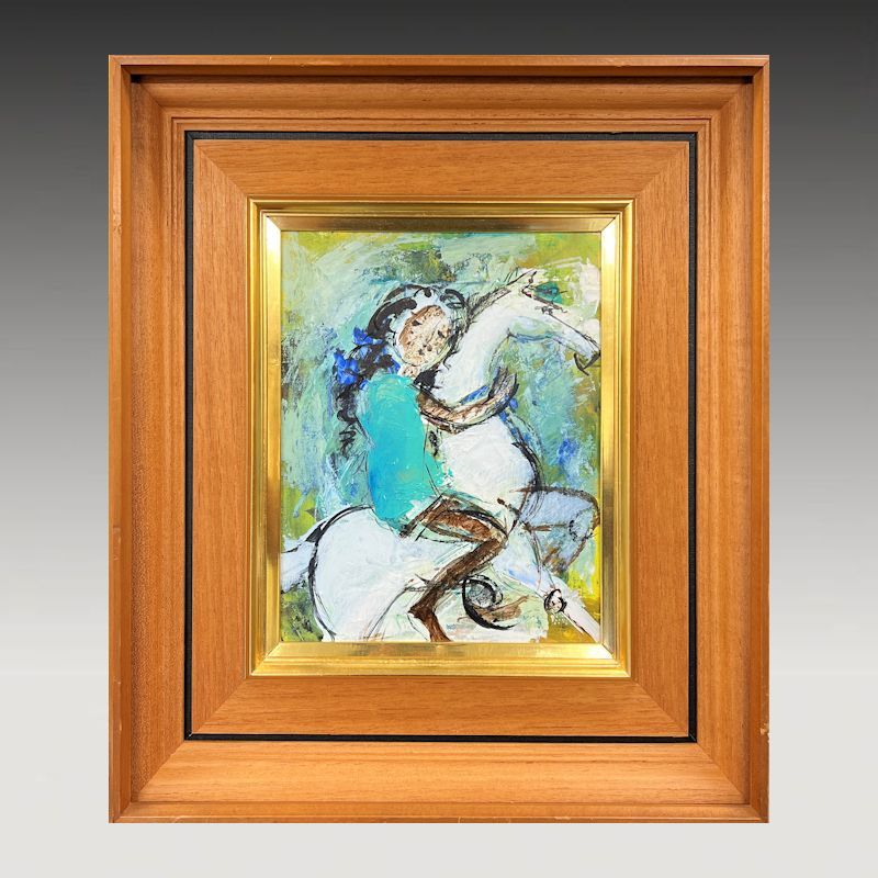 臼井幸彦、油彩画「デボラ」、FSM 臼井幸彦、油彩画「デボラ」、FSM