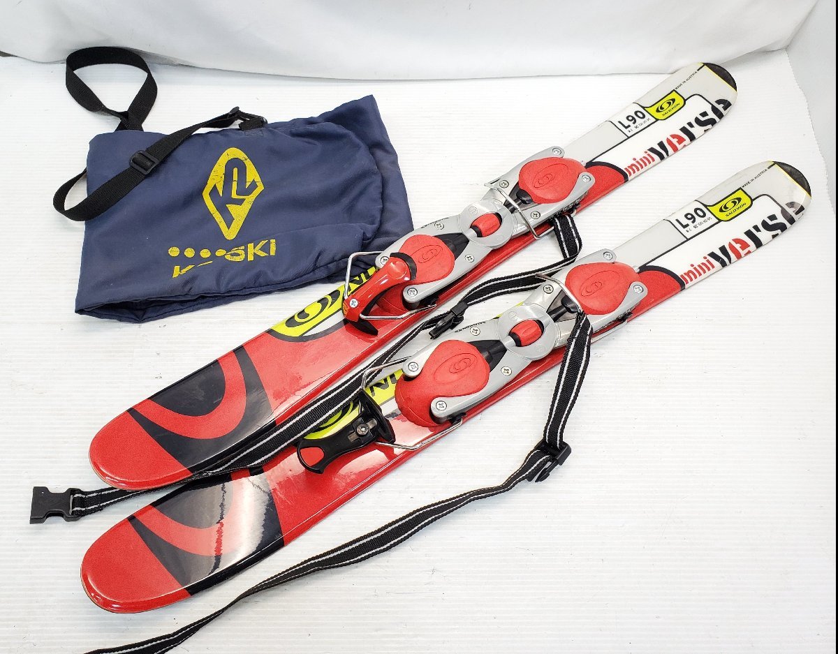 サロモンスキー板120cm ストック90cm スキーセット ジュニア サロモン