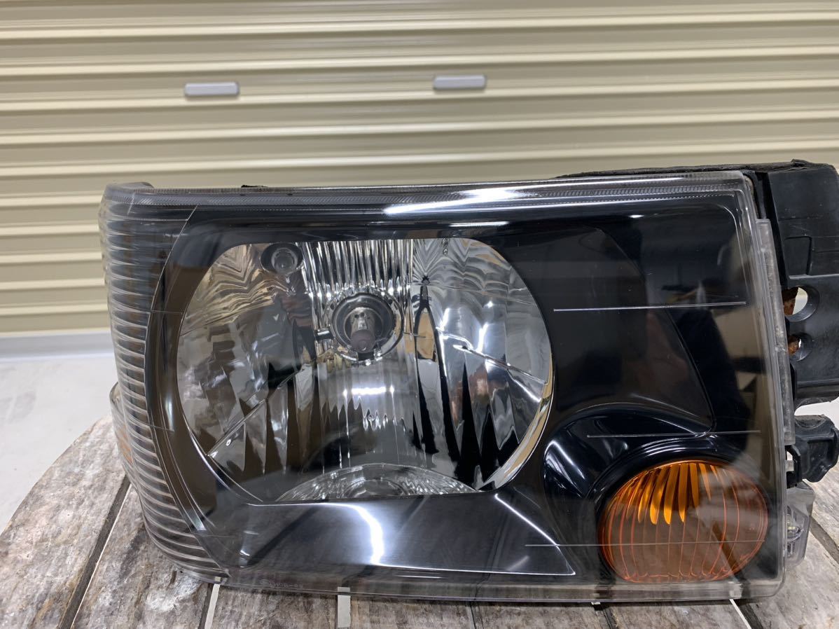 【定番，新品】 レンズリペア品 U61V U61T U61W U71 ミニキャブ タウンボックス クリッパー 右ヘッドライト 運転席側 電動レベライザー無しインナー黒(ヘッドライト)｜売買されたオークション情報、yahooの商品 三菱用