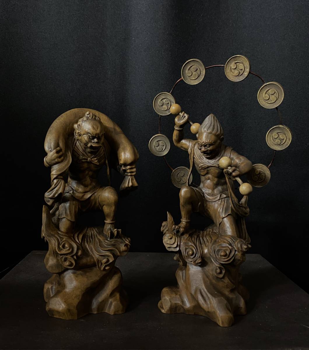 仏教工芸品 総柘植材 時代彫刻 古美術 木彫仏教 精密彫刻 仏師で仕上げ