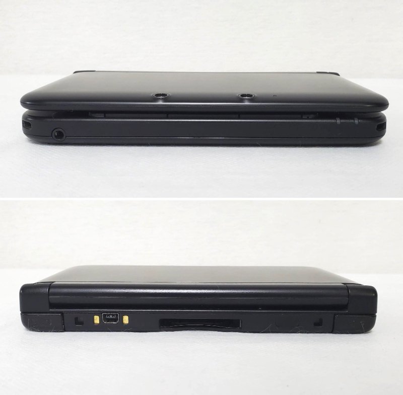 ▽ニンテンドー3DS LL ブラック SPR-001 本体のみ 中古 難あり▽009910