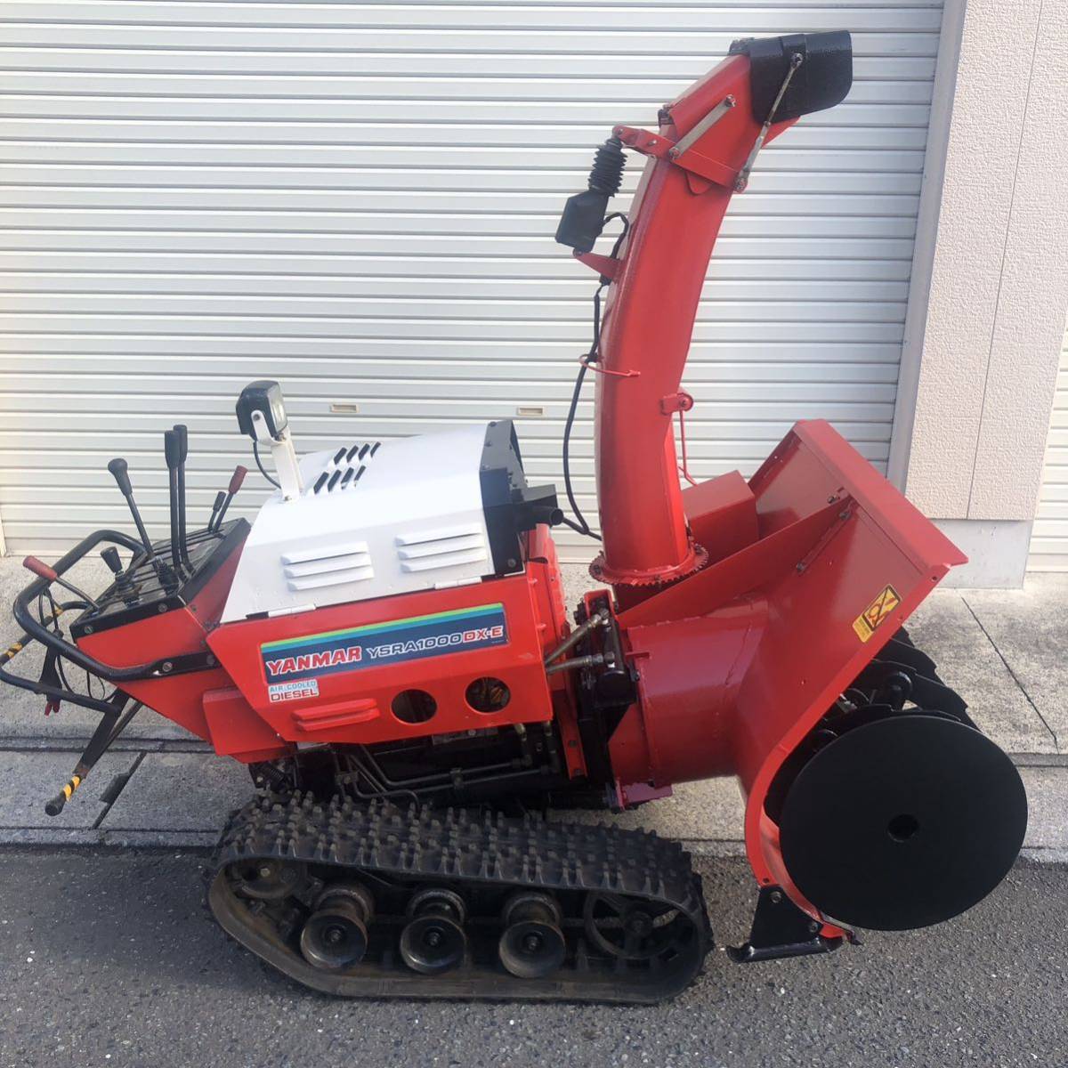 青森発 ヤンマー 除雪機 YSRA1000DXーE ローリング付き クローラほぼ 