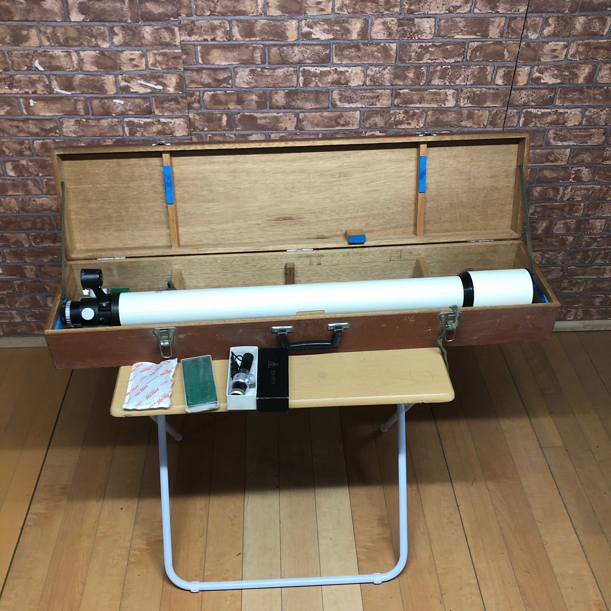 722　　高橋製作所 TS式 65mm　屈折赤道儀D型 鏡筒 赤道儀 ハードケース付き 中古 現状　ジャンク品