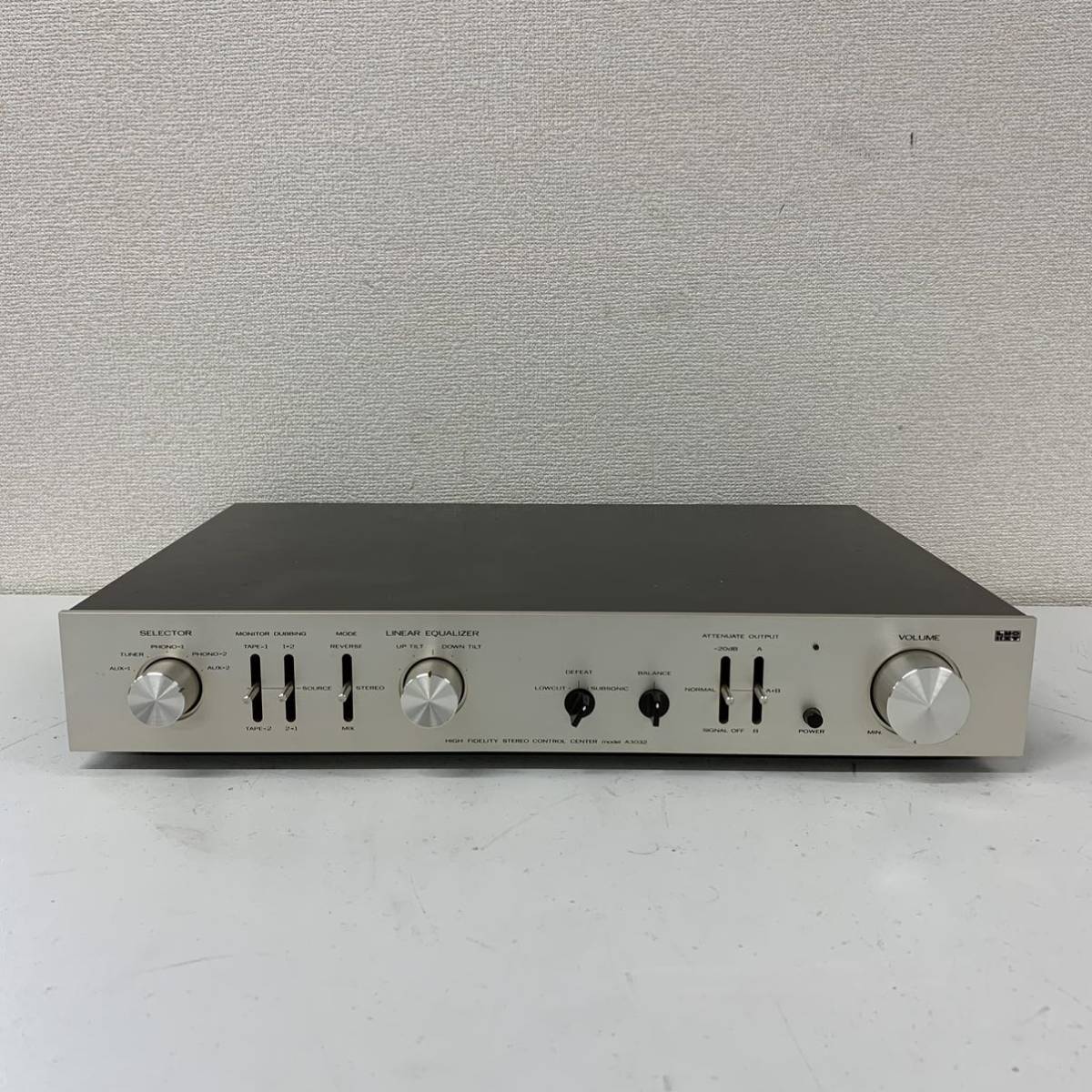 N2】 LUXKIT A3032 プリアンプ LUXMAN オーディオ ラックスキット 1056