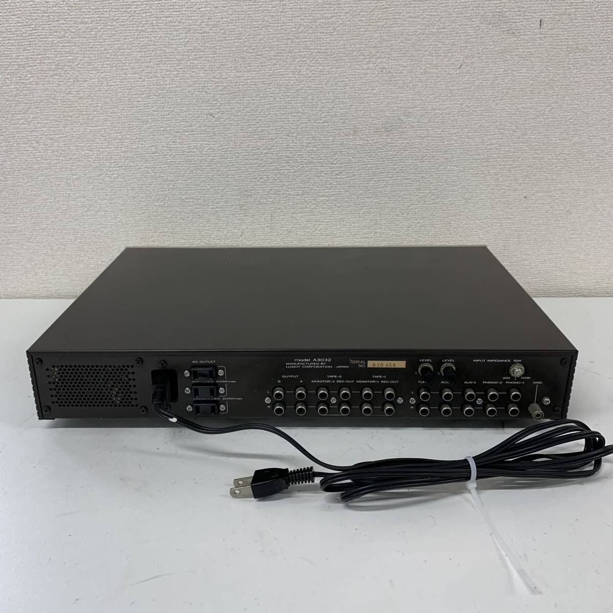 N2】 LUXKIT A3032 プリアンプ LUXMAN オーディオ ラックスキット 1056