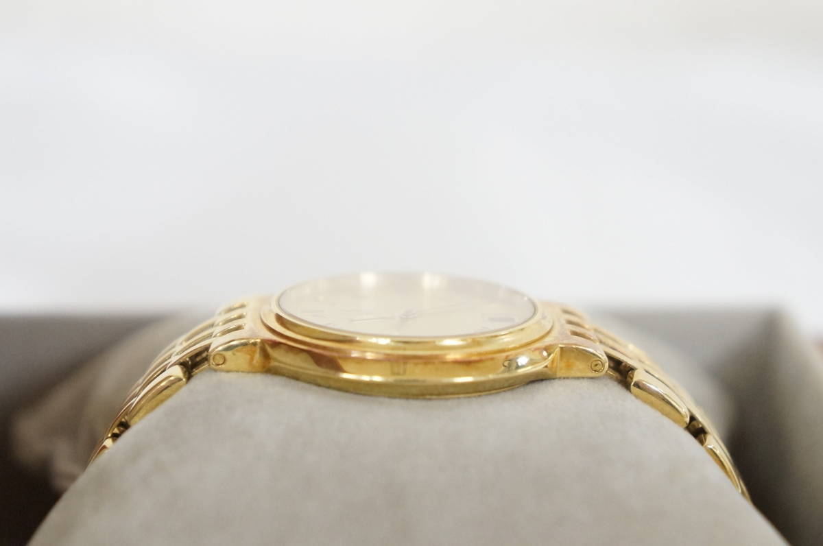 電池交換済 稼働品 dunhill ダンヒル 18CT GOLD 金無垢 総重量:約72.4g