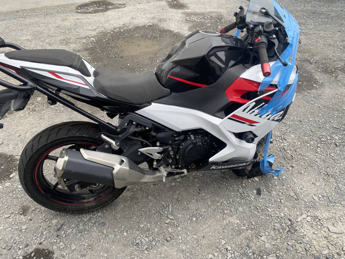 ニンジャ250 Yahoo!オークション NINJA250-2 書類あります！事故 