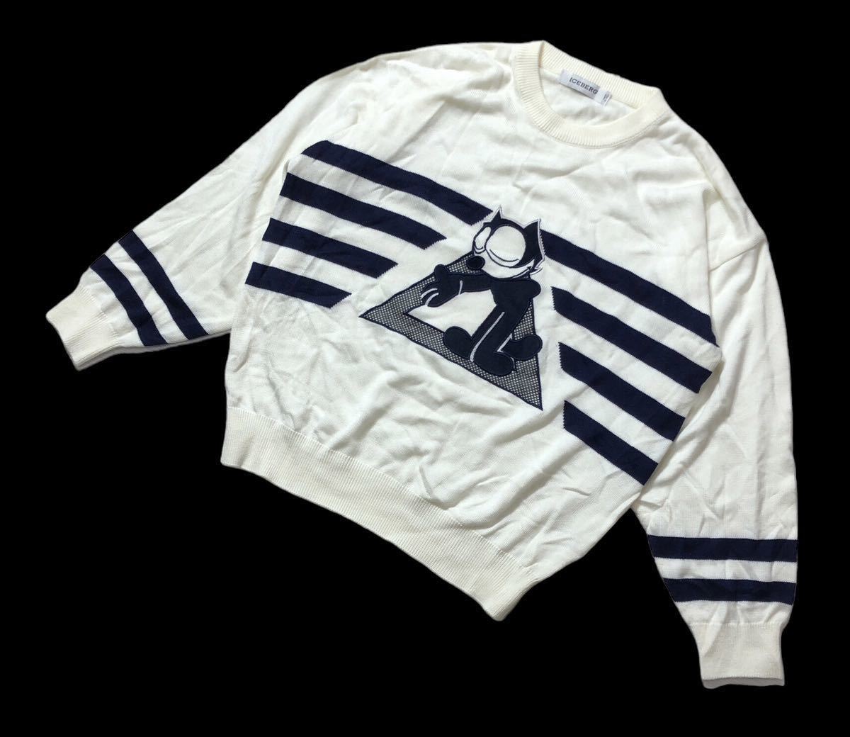 ICEBERG - 美品 ICEBERG アイスバーグ HISTORY 「ANDY CAPP」 ニット S