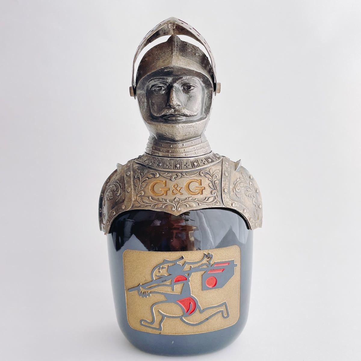 未開栓 SUNTORY OLD WHISKY LIMITED G&G 甲冑 騎士 鎧 ボトルカバー
