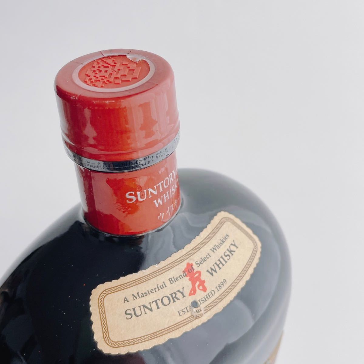 未開栓 SUNTORY OLD WHISKY LIMITED G&G 甲冑 騎士 鎧 ボトルカバー