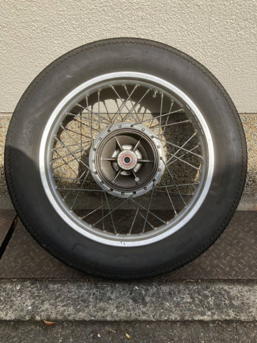 【実働車外し】 SR400 リアホイール【タイヤ付き】 SR400 リアホイール ロードスタータイヤ SR400 ホイール オフィシャル