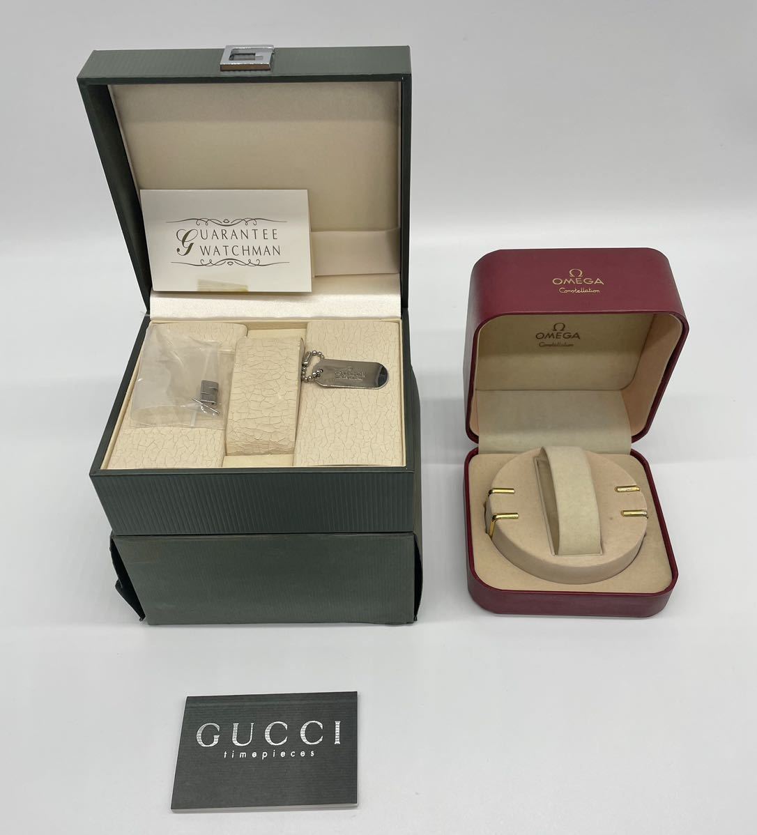 い-11-45】ブランド時計 箱のみ GUCCI OMEGA 2個 まとめ グッチ オメガ