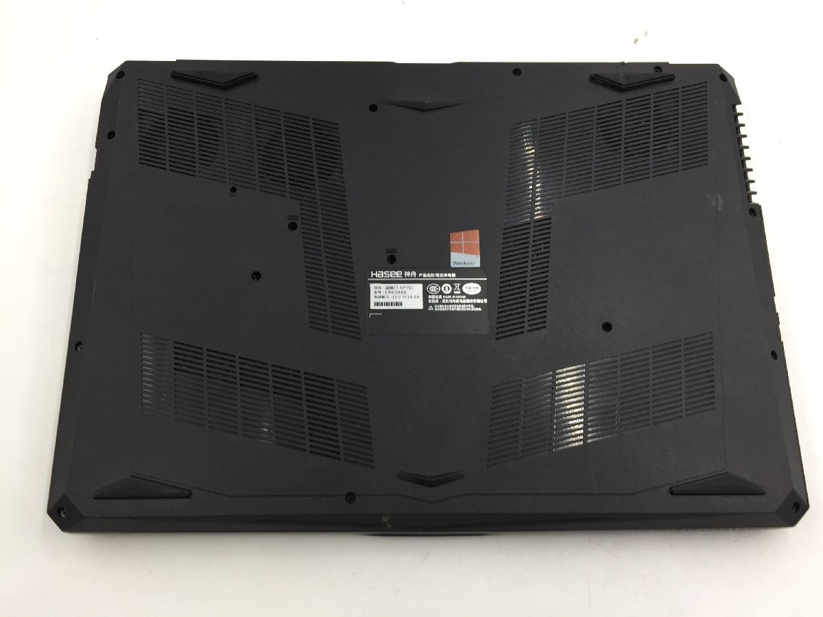 ♪△【HASEE】ノートPC/Core i7 7700HQ(第7世代)/SSD 256GB HDD 1TB
