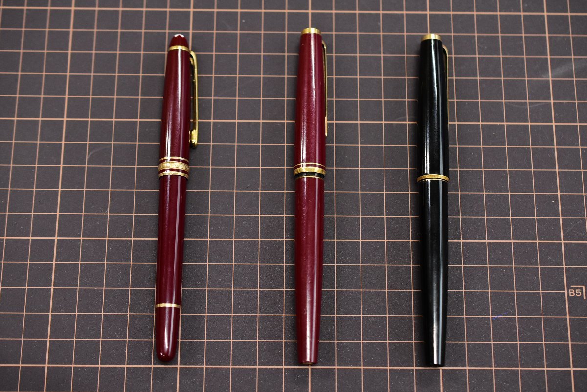 おまとめ3点】万年筆『モンブランペン先14k-585(1点)』『モンブラン585
