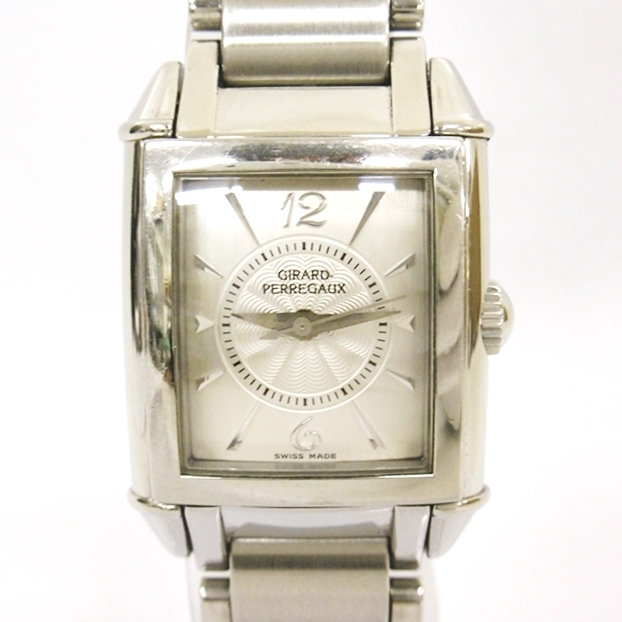 17 45-581935-13 [Y] GIRARD PERREGAUX ジラール ぺルゴ Ref.2590 ヴィンテージ レディース 手巻き 腕時計 箱付 説明書等付属 鹿45 