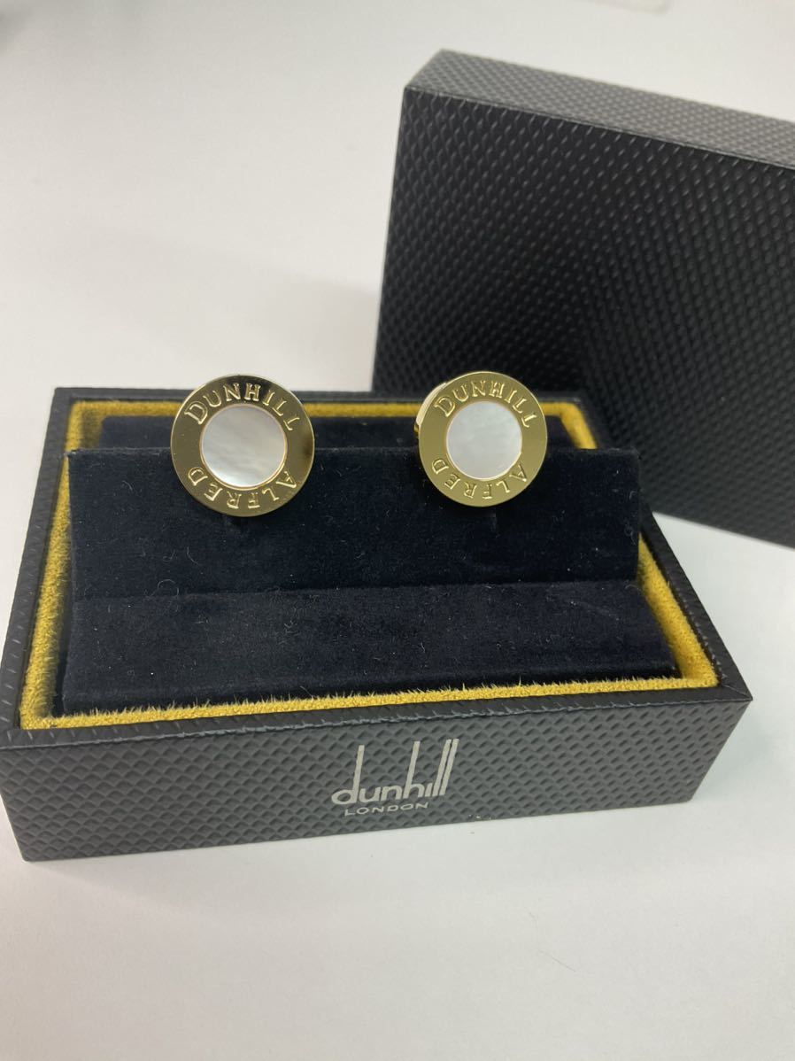 SKT207-60◇ 【美品】dunhill ダンヒル マザーオブパール ゴールド
