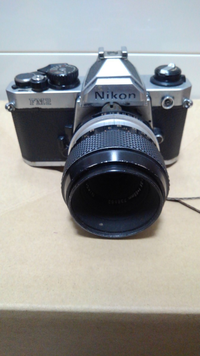Nikon FM2 シルバー 一眼レフ フィルムカメラ レンズ マニュアル