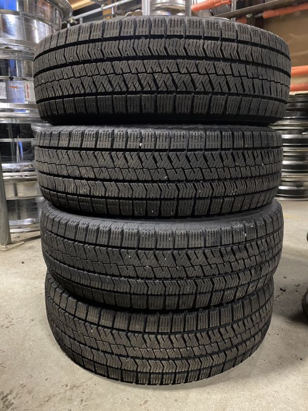 ★送料無料★ 185/65R15 2019年製 7～8分山 ブリヂストン BLIZZAK VRX2 4本/中古スタッドレスタイヤ(冬タイヤ)ノート N6604_B1