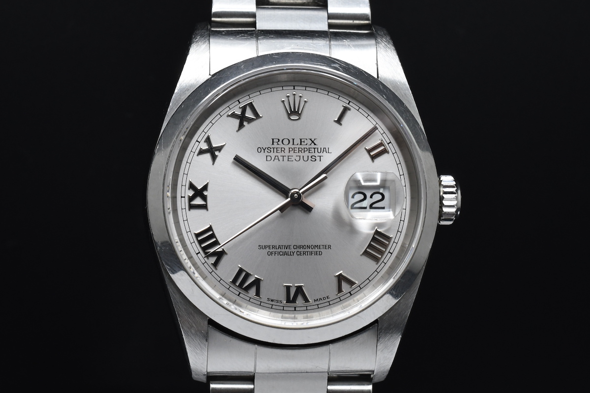 ROLEX DATEJUST Ref：16200 Cal：3135 ロレックス デイトジャスト クロノメーター シルバー ローマン Y番■18127