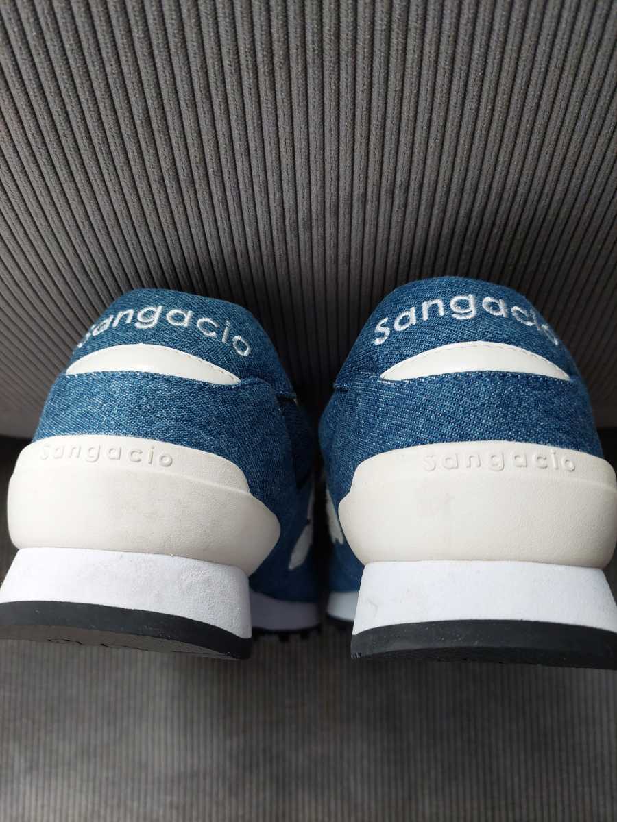 via SANGACIO ヴィア サンガチオ 7 にゅーず スニーカー インディゴ