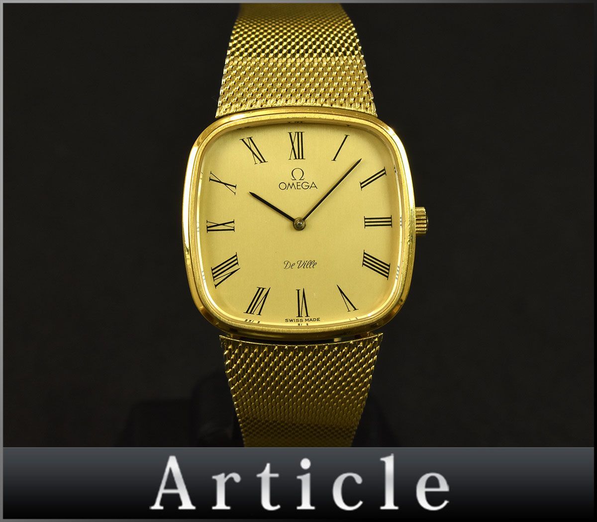 162012□動作確認済 OMEGA オメガ デビル DeVille 腕時計 手巻き 2針 