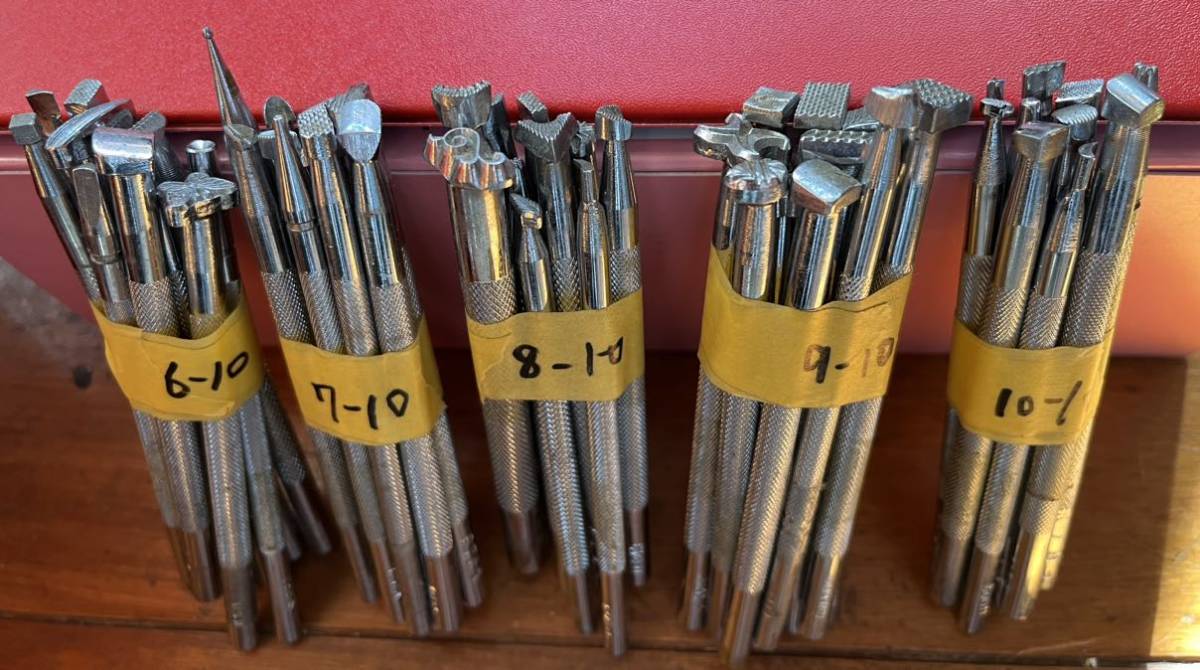 レザークラフトセット　149本刻印　目打ち　ポンチ　など_4