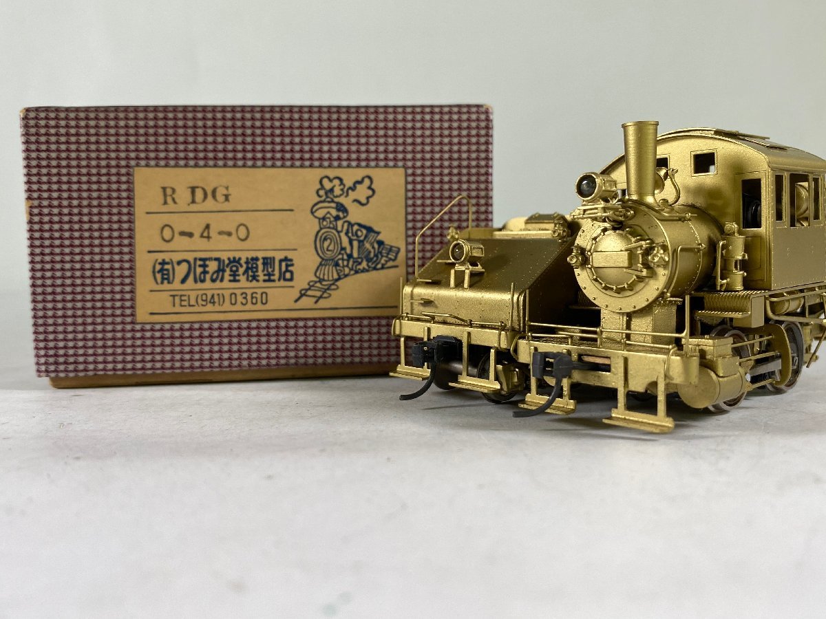 4-94＊HOゲージ つぼみ堂模型店 RDG 0-4-0 蒸気機関車 外国車両 金属製
