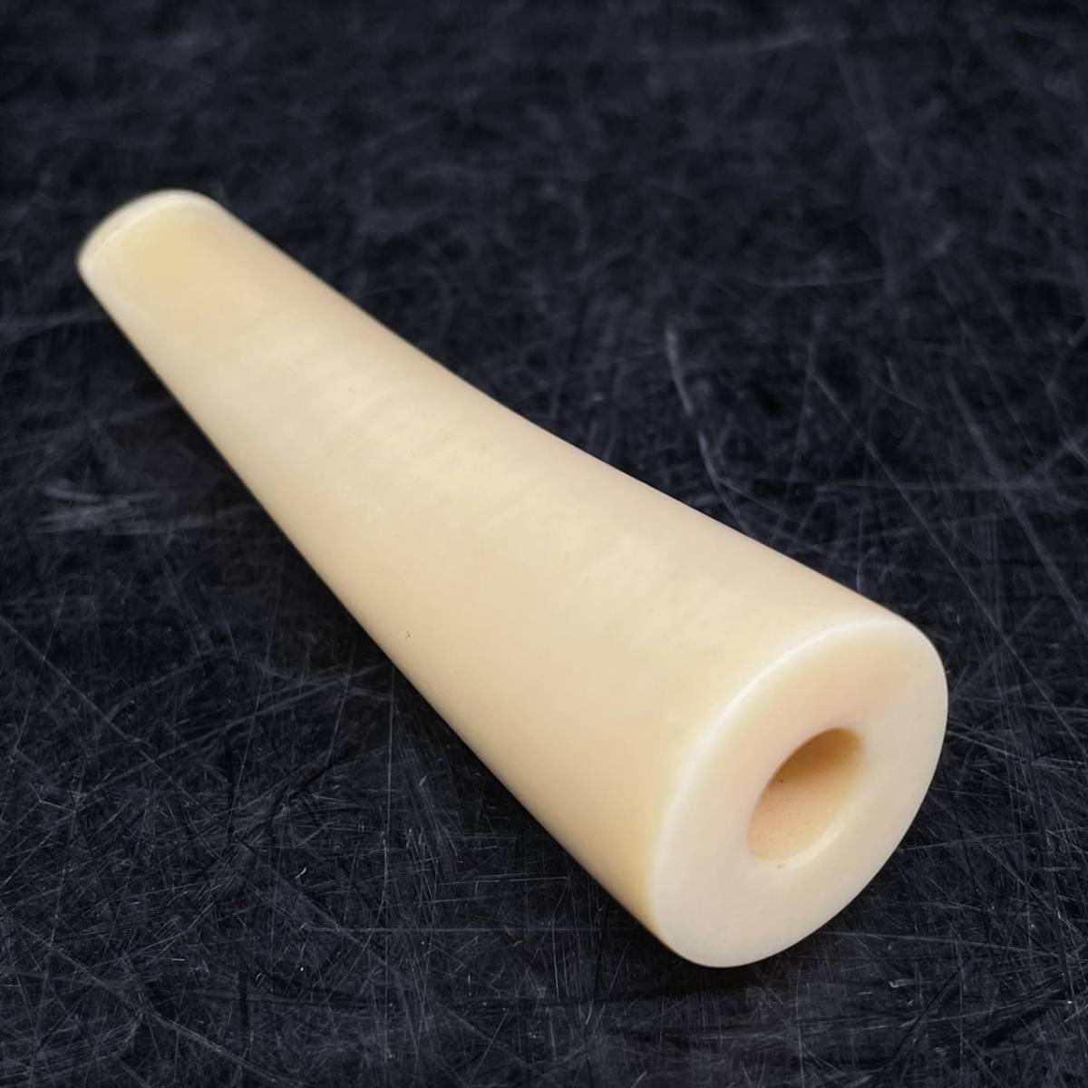 随心堂】マッコウ鯨 牙 鯨歯 パイプ 煙管 喫煙具 骨董品 大号30.7