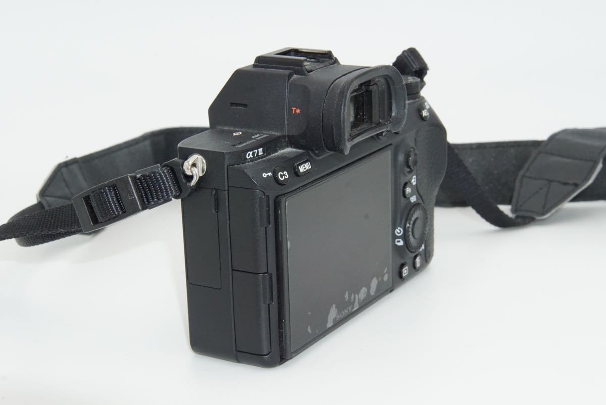 1円 SONY α7III ミラーレス一眼カメラ ボディ 動作確認済 L232100-1 