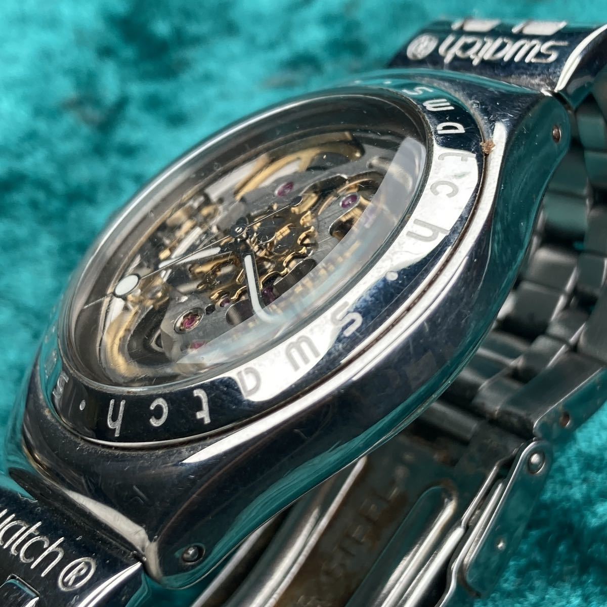 36ビンテージ SWATCH IRONY スウォッチ アイロニー スケルトン 機械式 