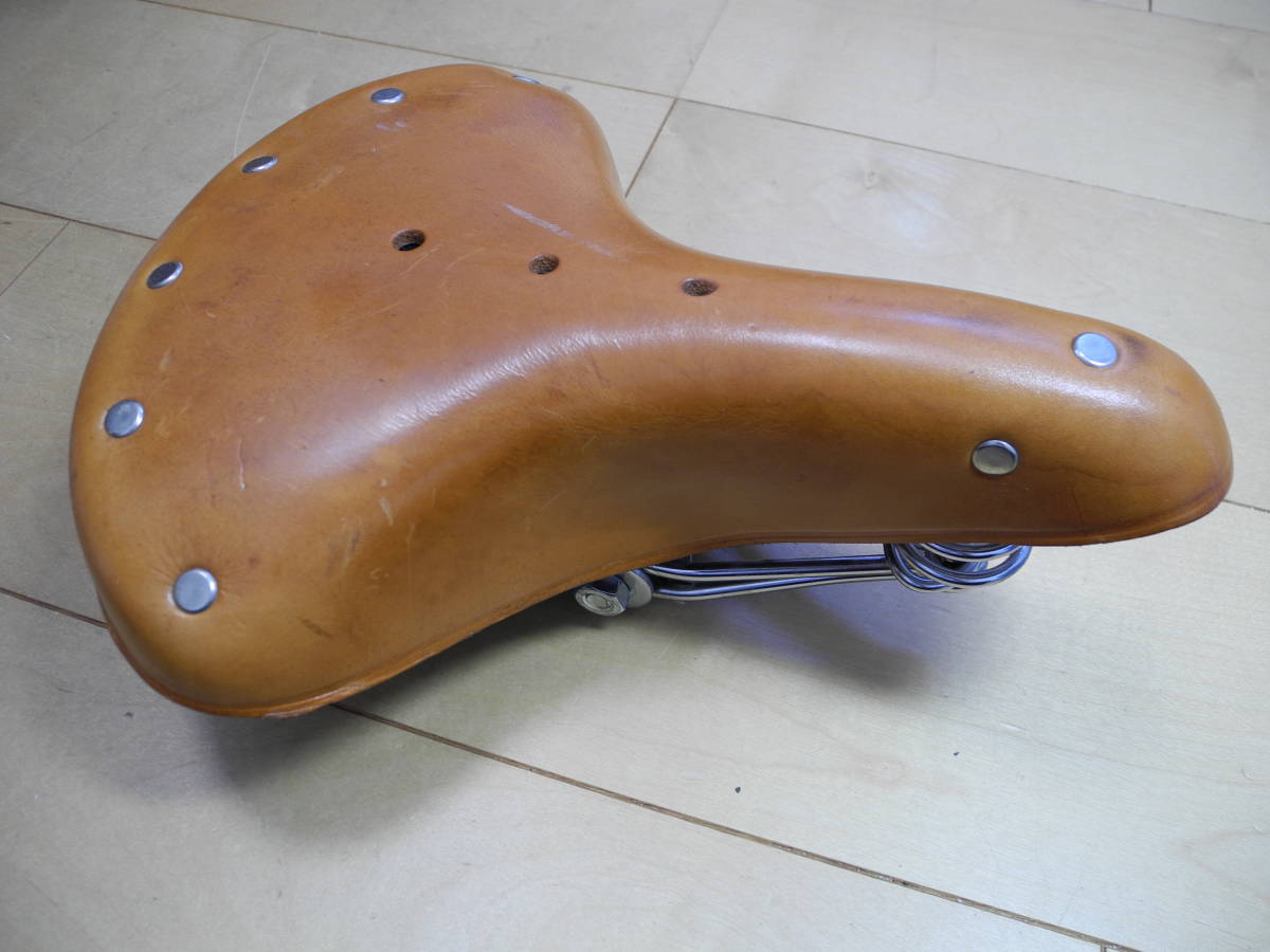 FUJITA SADDLE ビンテージ サイクリングシューズ革ソール仕様 FUJITA SADDLE フジタ サドル レザーサドル 昭和レトロ 当時物 革製