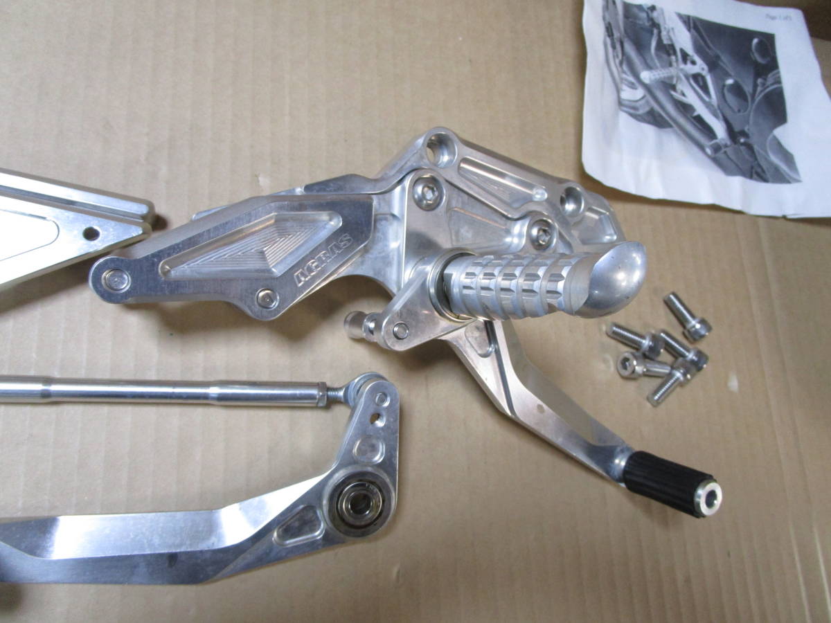 中古 カワサキ ZZR1100 ZXT10C AGRAS アグラス バックステップ 取付