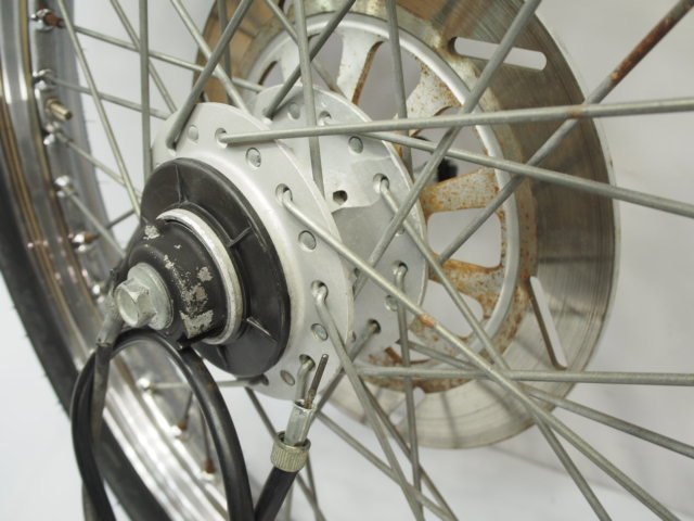 ビラーゴ250純正フロントホイール 前ホイール19x1.85 3DM virag前期右
