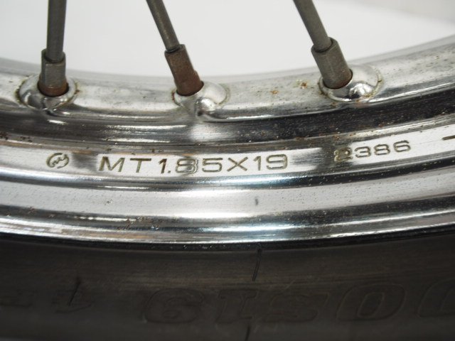 ビラーゴ250純正フロントホイール 前ホイール19x1.85 3DM virag前期右