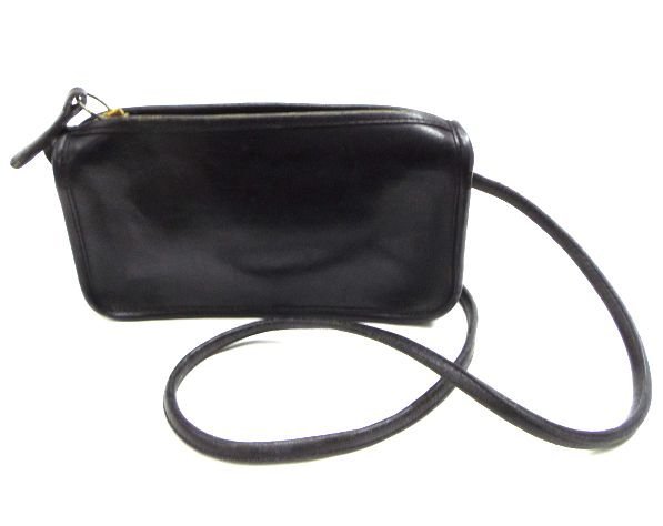 レザー COACH オールドコーチ 黒 コーチ オールド USA製 ブラック