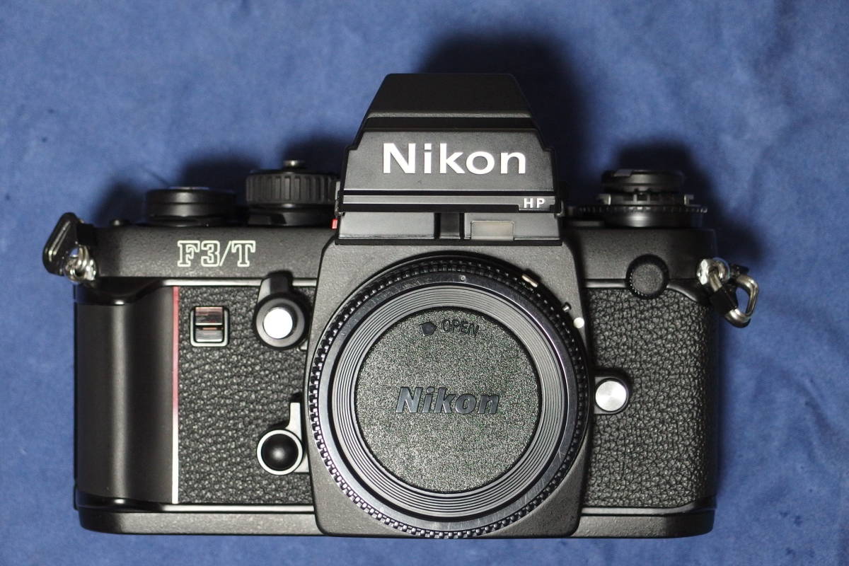 ニコンF3ハイアイポイント 稼働品 美品 】Nikon F3/T HP チタン ハイアイポイント ブラック ボディ