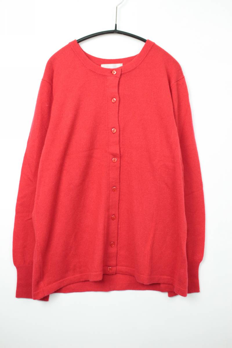 K909　レディース　カシミヤ100　アンサンブルニット　カシミヤセーター　カーディガン　インナー　サイズL