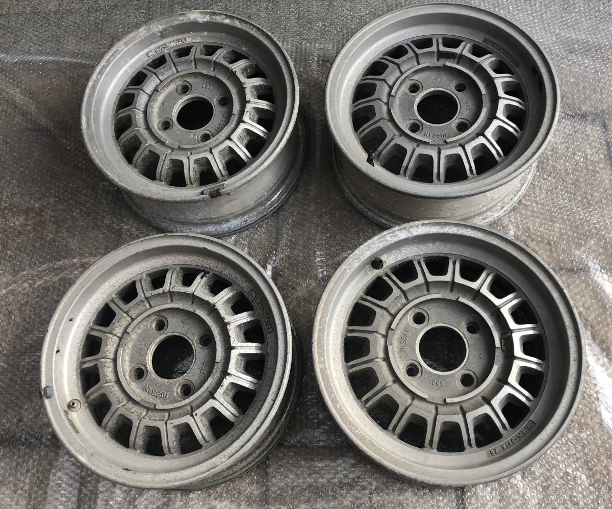 日産純正 スカイライン ケンメリ？ 14×5.5J 4H×114.3 オフセット+25 