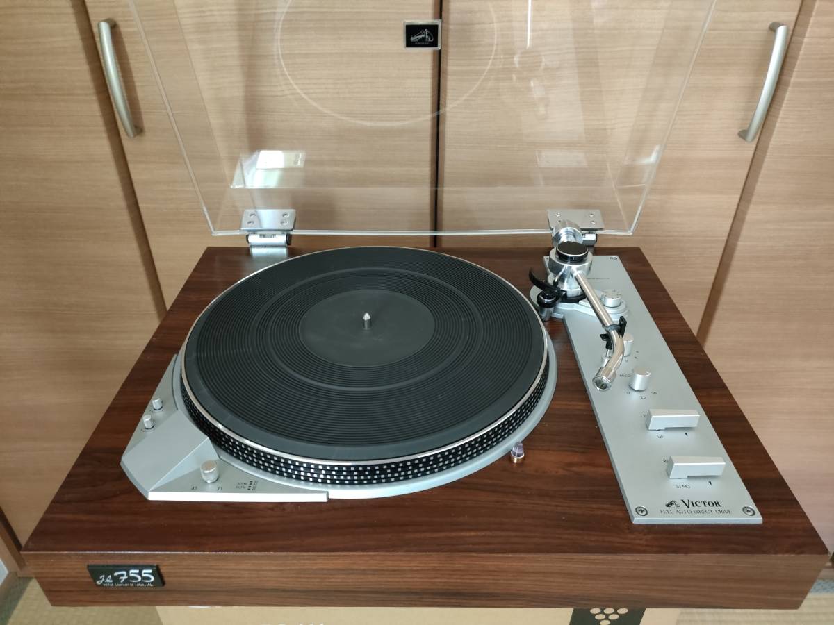 ビクター Victor JL-F55R フルオート レコードプレーヤー 外観まあまあ綺麗ですがジャンク出品です