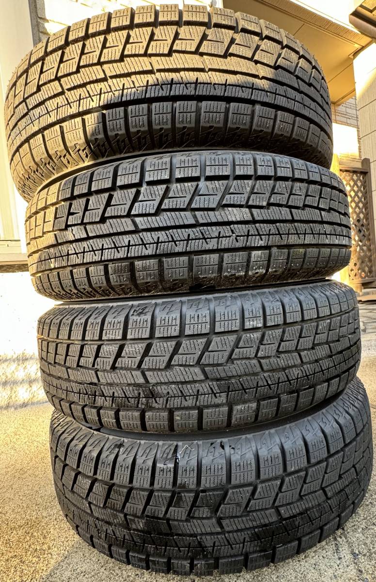 ヨコハマスタッドレス155／65R13 73Qスチールホイールセット深溝 155