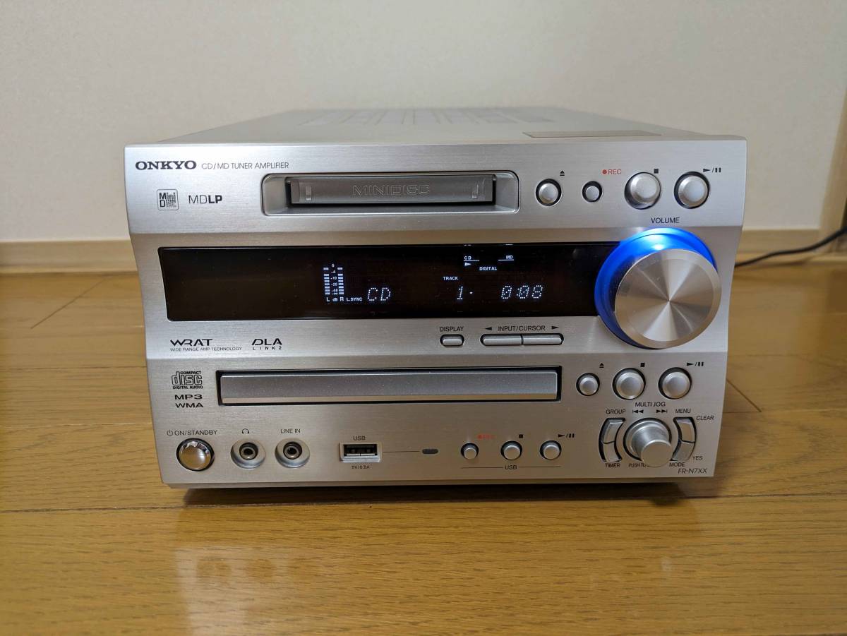 ONKYO CD/MDコンポ FR-N7X 2006年製 Onkyo FR-N7X CD MD Tuner Amplifier